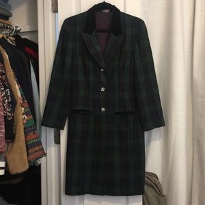Vintage long line blazer dress
